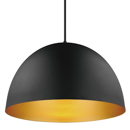 Maxim Tova 20" Wide Pendant Black / Gold