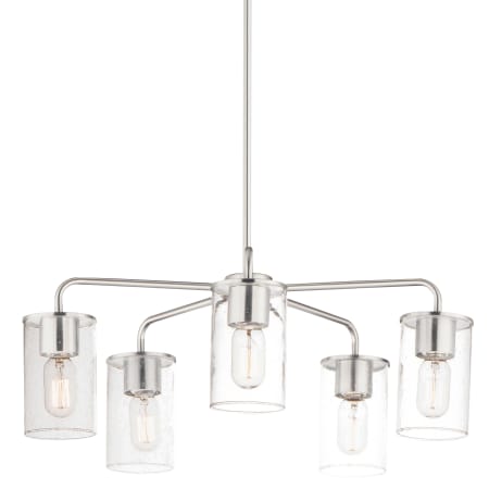 Maxim Sleek 5 Light 25" Wide Chandelier Satin Nickel