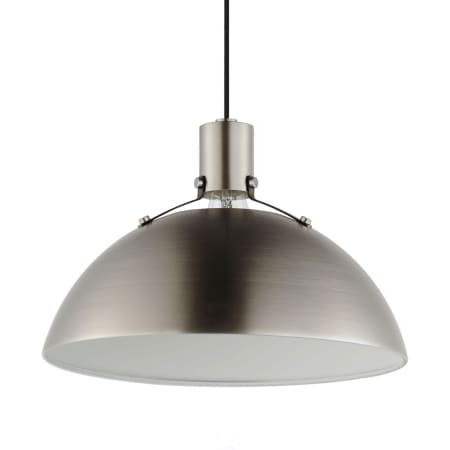 Maxim Dawn 12" Wide Pendant Satin Nickel