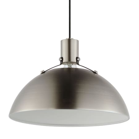Maxim Dawn 15" Wide Pendant Satin Nickel