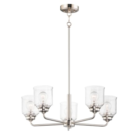 Maxim Acadia 5 Light 26" Wide Chandelier Satin Nickel