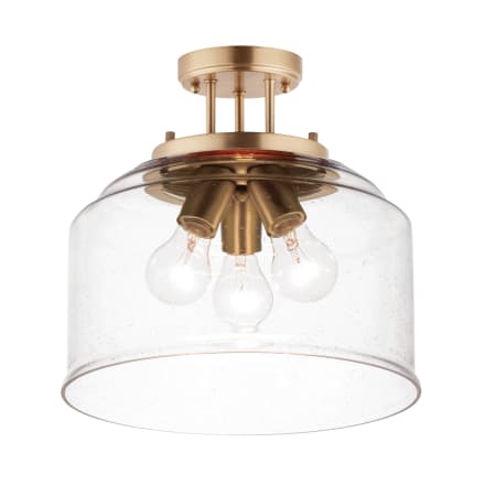 Maxim Acadia 3 Light 13" Wide Semi-Flush Drum Ceiling Fixture / Converts to Pendant Heritage