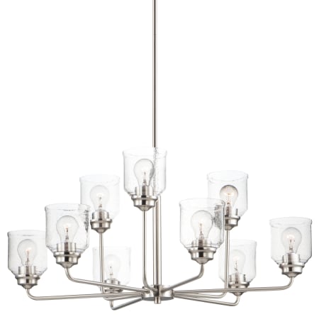 Maxim Acadia 9 Light 35" Wide Chandelier Satin Nickel