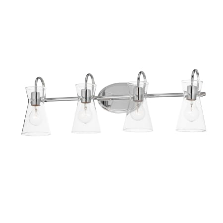 Maxim Ava 4 Light 31" Wide Vanity Light Polished Chrome
