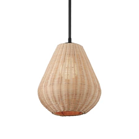 Maxim Maldives 11" Wide LED Pendant Black