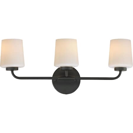 Maxim Durham 3 Light 23" Wide Bath Vanity Light Black