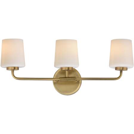 Maxim Durham 3 Light 23" Wide Bath Vanity Light Natural Aged Brass