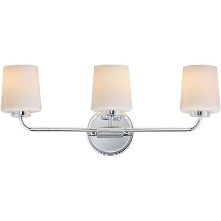 Maxim Durham 3 Light 23" Wide Bath Vanity Light Polished Chrome