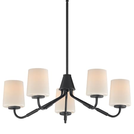 Maxim Durham 5 Light 26" Wide Chandelier Black