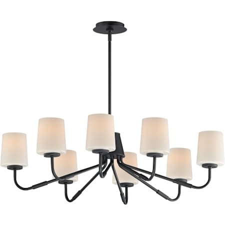 Maxim Durham 8 Light 35" Wide Chandelier Black