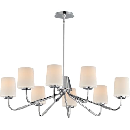 Maxim Durham 8 Light 35" Wide Chandelier Polished Chrome