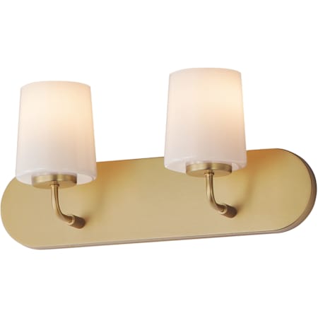 Maxim Durham 2 Light 18" Wide Bath Vanity Light Natural Aged Brass