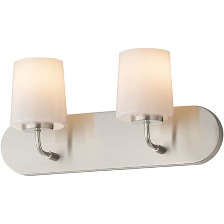 Maxim Durham 2 Light 18" Wide Bath Vanity Light Satin Nickel