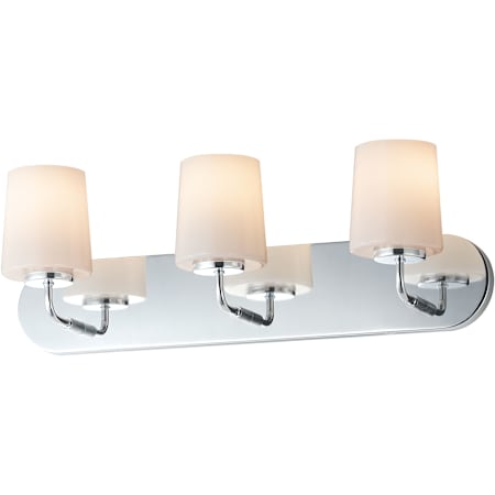 Maxim Durham 3 Light 24" Wide Bath Vanity Light Polished Chrome