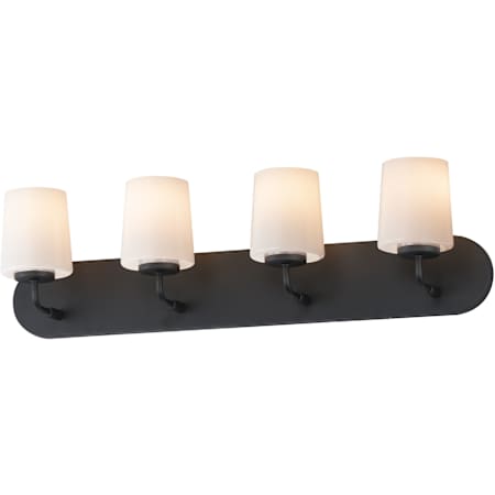 Maxim Durham 4 Light 30" Wide Bath Vanity Light Black