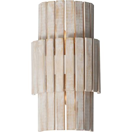 Maxim Satori 2 Light 14" Tall Wall Sconce Ecru