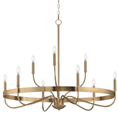 Maxim Frankie 9 Light 40" Wide Taper Candle Style Chandelier Heritage