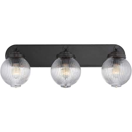 Maxim Kasbah 3 Light 26" Wide Bath Vanity Light Oil Rubbed Bronze
