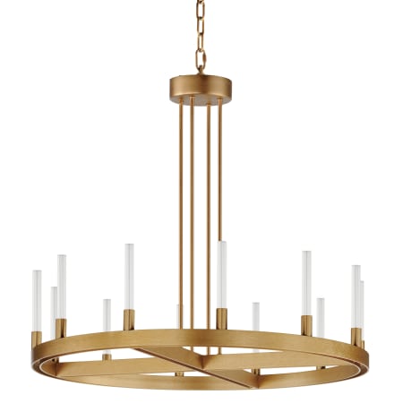 Maxim Ovation 12 Light 32" Wide LED Ring Chandelier Gold