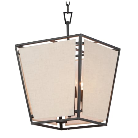 Maxim Montauk 4 Light 14" Wide Taper Candle Pendant Black