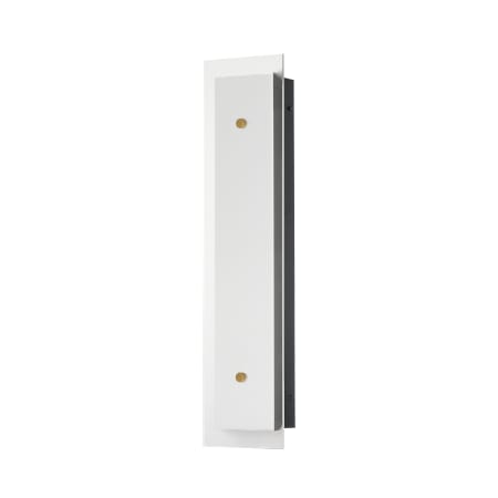 Maxim Spectre 24" Tall Convertible LED Bathroom Sconce with Ribbed Glass Black / Natural Aged Brass