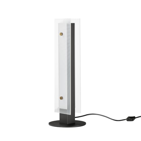 Maxim Spectre 23" Tall LED Column Table Lamp Black / Natural Aged Brass