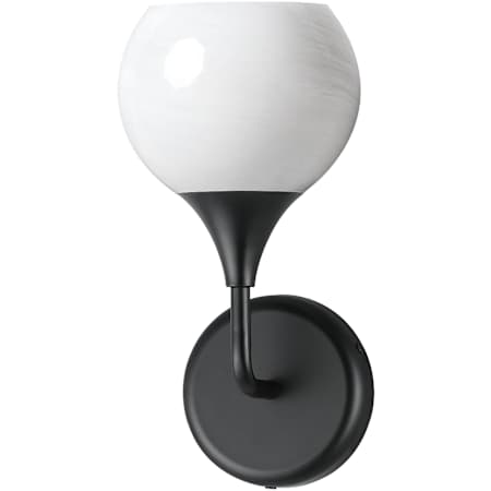 Maxim Neve 12" Tall 1 Light Wall Sconce Black