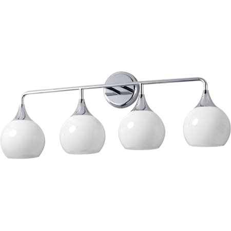 Maxim Neve 4 Light 31" Wide Bath Vanity Light Polished Chrome