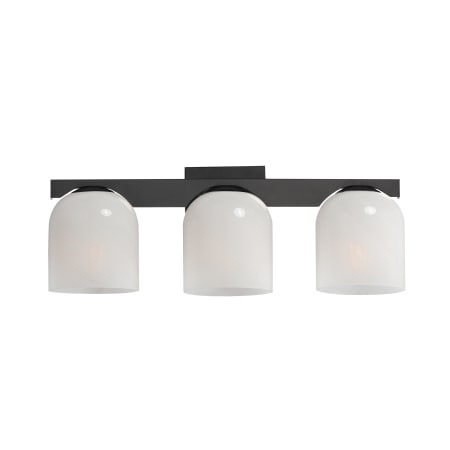 Maxim Scoop 3 Light 22" Wide Vanity Light Black