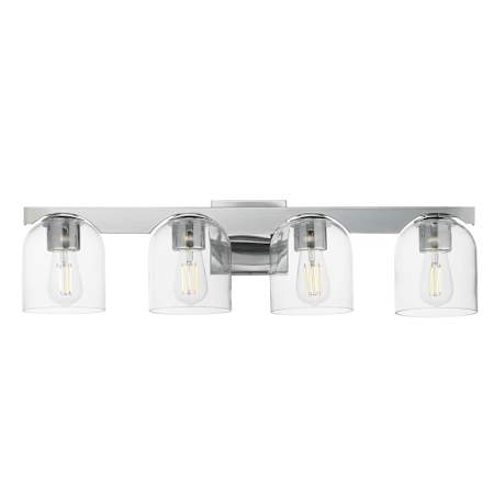 Maxim Scoop 4 Light 30" Wide Vanity Light Polished Chrome