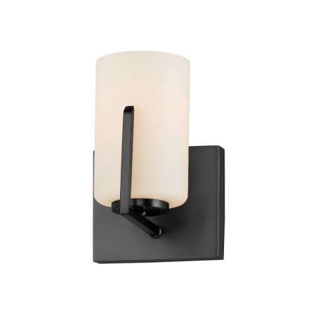 Maxim Dart 8" Tall Bathroom Sconce Black