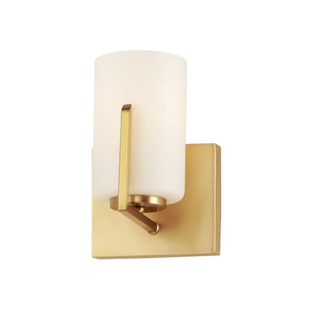 Maxim Dart 8" Tall Wall Sconce Satin Brass