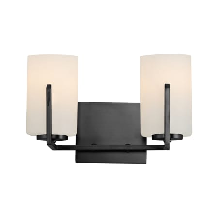 Maxim Dart 2 Light 13" Wide Vanity Light Black