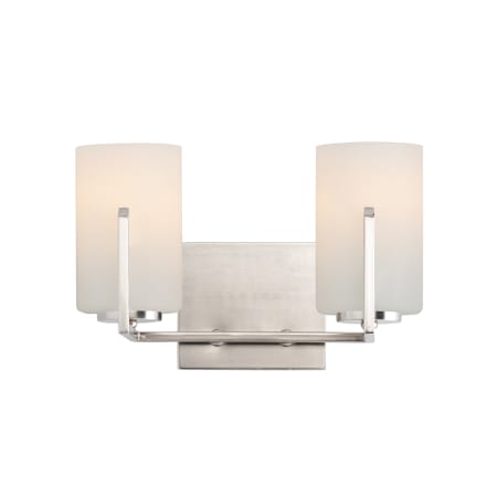Maxim Dart 2 Light 13" Wide Bathroom Vanity Light Satin Nickel