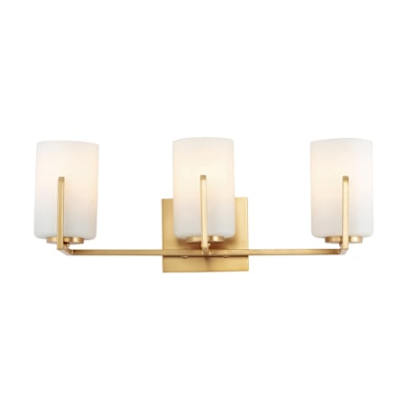 Maxim Dart 3 Light 21" Wide Bathroom Vanity Light Satin Brass
