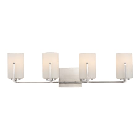 Maxim Dart 4 Light 30" Wide Bathroom Vanity Light Satin Nickel