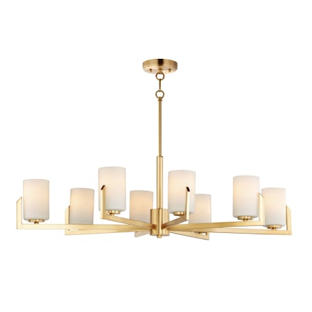 Maxim Dart 8 Light 28" Wide Chandelier Satin Brass
