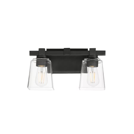 Maxim Cubos 2 Light 8" Tall Wall Sconce Black