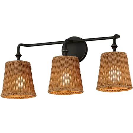 Maxim Baja 3 Light 24" Wide Vanity Light Dark Bronze