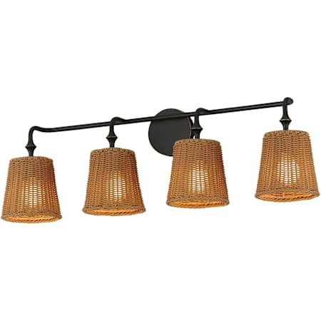 Maxim Baja 4 Light 34" Wide Vanity Light Dark Bronze