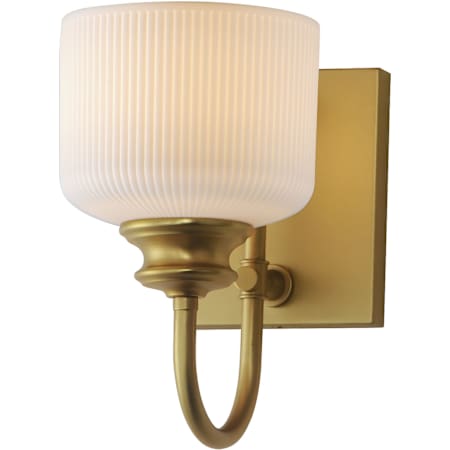 Maxim Bisque 10" Tall 1 Light Wall Sconce Natural Aged Brass