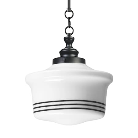 Maxim Eureka 14" Wide 1 Light Pendant Black