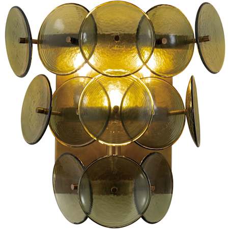 Maxim Loren 3 Light 15" Tall Wall Sconce Weathered Brass