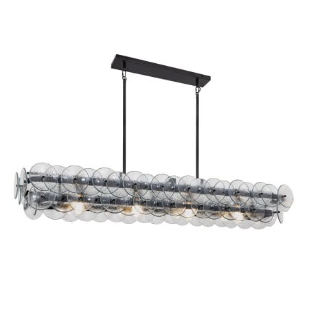 Maxim Loren 4 Light 54" Wide Linear Pendant Gunmetal