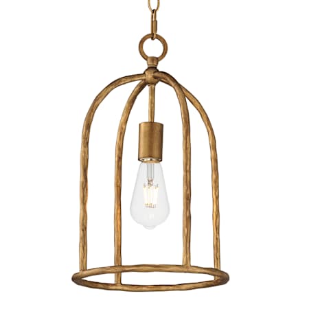 Maxim Martel 10" Wide Mini Pendant Etruscan Gold