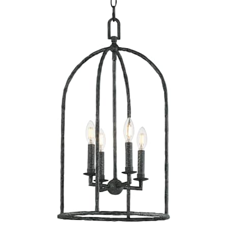 Maxim Martel 4 Light 14" Wide Taper Candle Pendant Blacksmith