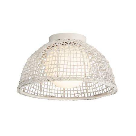 Maxim Cestino 16" Wide Flush Mount Ceiling Fixture Weathered White
