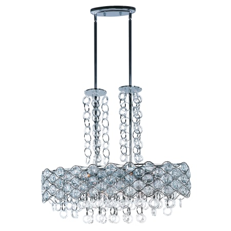 Maxim Cirque 32" Wide 12 Light Chandelier Polished Chrome
