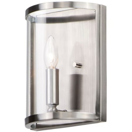 Maxim Sentinel 10" Tall Wall Sconce- ADA Compliant Satin Nickel