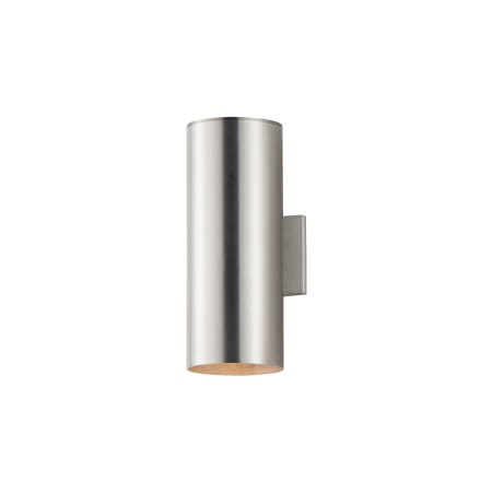 Maxim Outpost 2 Light 15" Tall Outdoor Wall Sconce Brushed Aluminum